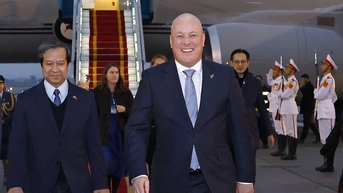 Thủ tướng New Zealand Christopher Luxon đến Hà Nội, lần đầu thăm Việt Nam