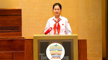 Nữ sinh là 'Chủ tịch Quốc hội trẻ em' được đề cử Gương mặt trẻ VN tiêu biểu