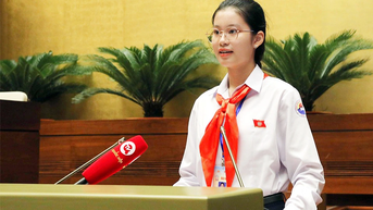 Cô gái nhỏ ước mơ là đại biểu Quốc hội