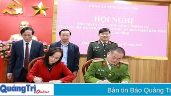 Công an tỉnh tiếp nhận chức năng, nhiệm vụ từ các sở, ngành thuộc UBND tỉnh
