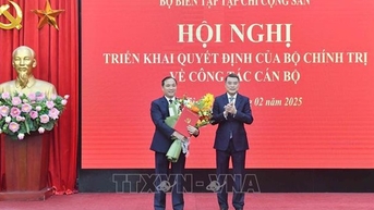 Bổ nhiệm Bí thư Tỉnh ủy Hà Tĩnh giữ chức Tổng Biên tập Tạp chí Cộng sản