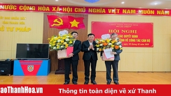 Đồng chí Mai Xuân Bình giữ chức Giám đốc Sở Tư pháp Thanh Hóa