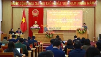 HĐND huyện Tiên Yên thông qua nghị quyết về việc thành lập, tổ chức lại các cơ quan chuyên môn thuộc UBND huyện
