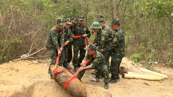 Dak Nong បំផ្ទុះគ្រាប់បែក ៣៣៤ គីឡូក្រាមដោយសុវត្ថិភាព