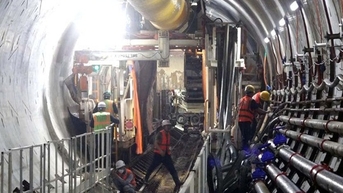 Metro Nhổn - ga Hà Nội vận hành máy đào hầm thứ hai