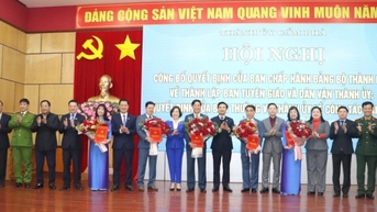 TP Cẩm Phả: Công bố quyết định thành lập Ban Tuyên giáo và Dân vận Thành uỷ