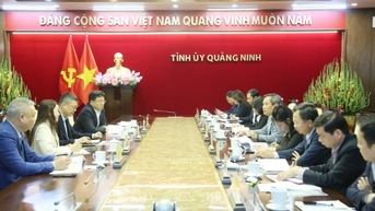 Đồng chí Bí thư Tỉnh ủy tiếp, làm việc với Chủ tịch Tập đoàn Texhong