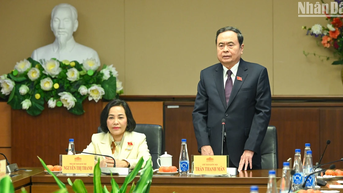 [Ảnh] Chủ tịch Quốc hội Trần Thanh Mẫn thăm, làm việc với các Ủy ban của Quốc hội và báo Đại biểu Nhân dân