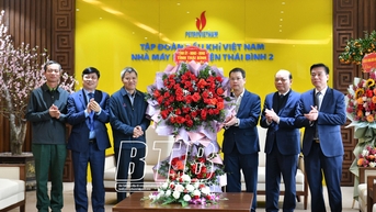 Đồng chí Nguyễn Mạnh Hùng, Phó Bí thư Tỉnh ủy, Chủ tịch UBND tỉnh: Thăm, động viên một số doanh nghiệp trên địa bàn huyện Thái Thụy