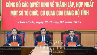 Công bố các quyết định về thành lập 2 đảng bộ trực thuộc, hợp nhất Ban Tuyên giáo Tỉnh ủy và Ban Dân vận Tỉnh ủy
