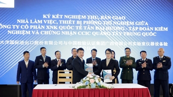 Nghiệm thu phòng thí nghiệm Nông sản và Thực phẩm tại cửa khẩu cầu Bắc Luân II