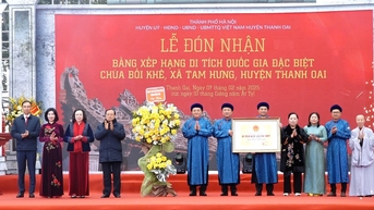 Chùa Bối Khê, huyện Thanh Oai đón nhận Bằng di tích quốc gia đặc biệt
