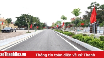 Thiệu Hóa có thêm 1 xã được công nhận đạt tiêu chí đô thị loại V