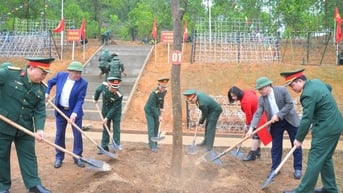 Bộ Tư lệnh Thủ đô Hà Nội phấn đấu trồng 16.000 cây xanh trong năm 2025