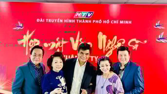 NSND Kim Cương, Bạch Tuyết, Thanh Nam chúc mừng thành tựu của HTV
