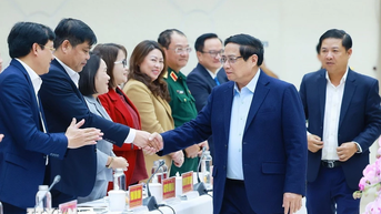 Thủ tướng Phạm Minh Chính làm việc với lãnh đạo tỉnh Quảng Nam