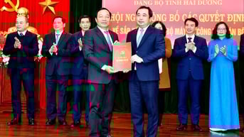 Hải Dương công bố các quyết định sắp xếp tổ chức bộ máy và công tác cán bộ