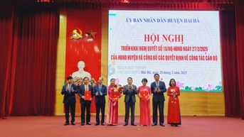 Hải Hà: Thành lập, tổ chức lại các cơ quan chuyên môn thuộc UBND huyện