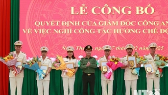 នគរបាលខេត្ត Ninh Thuan អនុវត្តយ៉ាងសកម្ម “ខេត្តគ្រប់ជ្រុងជ្រោយ ឃុំរឹងមាំ ជិតស្និទ្ធនឹងមូលដ្ឋាន”