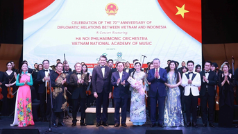 Tổng Bí thư Tô Lâm dự hòa nhạc kỷ niệm 70 năm thiết lập quan hệ ngoại giao Việt Nam - Indonesia