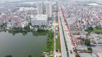 Quận Hoàng Mai lùi tiến độ giải phóng mặt bằng đường Tam Trinh đến tháng 4/2025