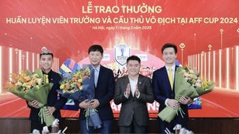 Ngân hàng Lộc Phát (LPBank) trao thưởng cho Huấn luyện viên trưởng và cầu thủ vô địch tại AFF CUP 2024