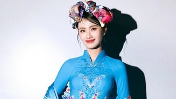 Hoa hậu Ý Nhi diện thiết kế đặc sắc tại Lễ hội Áo dài TPHCM