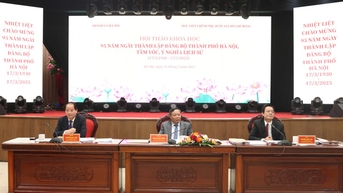 Hội thảo khoa học “95 năm Ngày thành lập Đảng bộ Thành phố Hà Nội