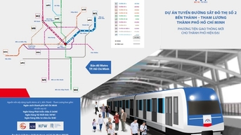 TP. Hồ Chí Minh xây dựng tuyến metro số 2 bằng vốn ngân sách