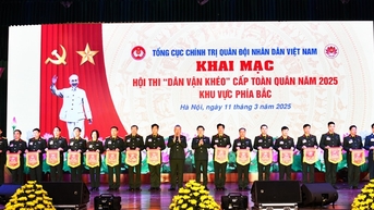 Khai mạc hội thi "Dân vận khéo" cấp toàn quân năm 2025