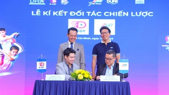 HTV trực tiếp chuỗi giải Pickleball D-Joy Tour 2025 có tiền thưởng hấp dẫn