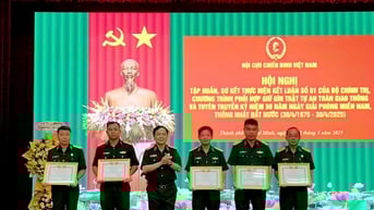 Nhiều sáng kiến, mô hình cựu chiến binh với văn hóa giao thông