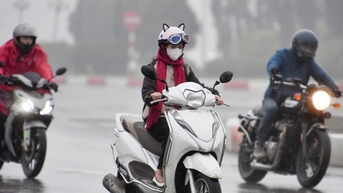 Miền Bắc mưa phùn, nồm ẩm triền miên, Hà Nội tăng nhiệt đến 28 độ