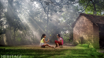 Đón nắng ở làng cổ Đường Lâm