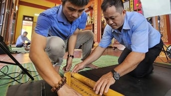 Hồi sinh tư liệu Hán Nôm có tuổi đời hơn 100 năm ở Cố đô Huế