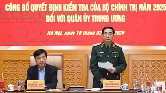 Công bố quyết định kiểm tra của Bộ Chính trị với Quân ủy Trung ương