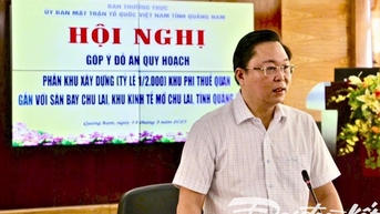 មតិយោបល់លើគម្រោងផែនការនៃតំបន់គ្មានកាតព្វកិច្ចដែលពាក់ព័ន្ធជាមួយអាកាសយានដ្ឋាន Chu Lai