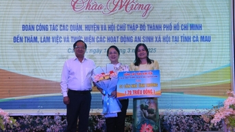 TP HCM hỗ trợ Cà Mau hàng tỉ đồng thực hiện an sinh xã hội
