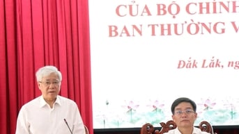 Đoàn Kiểm tra của Bộ Chính trị làm việc tại Đắk Lắk