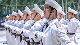 Bước chân tự hào của chàng trai Gia Rai chuẩn bị cho lễ diễu binh lịch sử