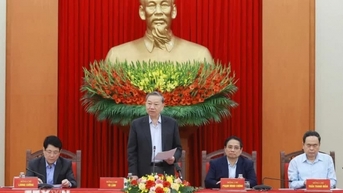 Tổng Bí thư Tô Lâm chủ trì phiên họp Tiểu ban Văn kiện Đại hội XIV của Đảng