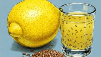 Công thức giảm cân hiệu quả từ chanh và hạt lanh