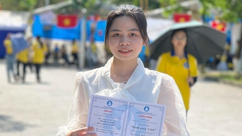 Từng phải dừng học vì nghèo, nữ sinh viên kinh tế trở thành ‘Sinh viên 5 tốt’