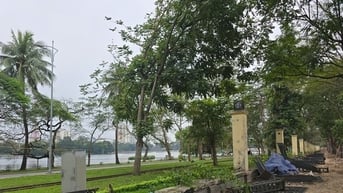 Hà Nội hạ rào công viên Thống Nhất mặt đường Lê Duẩn
