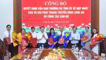 Long An hợp nhất Báo và Đài Phát thanh Truyền hình, công bố quyết định nhân sự chủ chốt