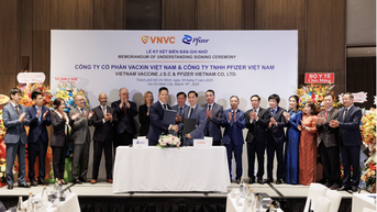 Pfizer và VNVC ký kết biên bản ghi nhớ nhằm thúc đẩy chia sẻ kiến thức trong sản xuất vắc-xin tại Việt Nam