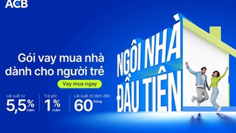 ACB tổ chức livestream gói vay mua nhà cho người trẻ