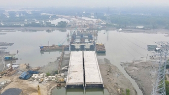 Bổ sung nhân sự, máy móc đẩy nhanh tiến độ đường Long Sơn