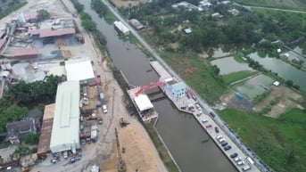 TP.HCM vận hành cống ngăn triều giúp giảm ngập khu vực quận 8 và Bình Chánh