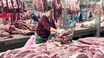 Giá thịt heo tăng nóng, sức mua giảm mạnh, tiểu thương rầu vì ế khách